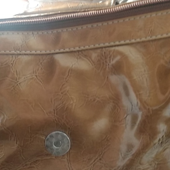 *JINRY* Women's Purse Gold 17"long 7.5 wide 10" strap - Picture 7 of 12